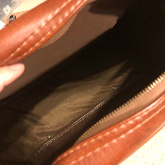 Vintage Brown Leather Travel Bag - Picture 6 of 8